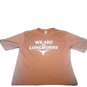 Team 365 We Are The Longhorns t-shirt size small copper